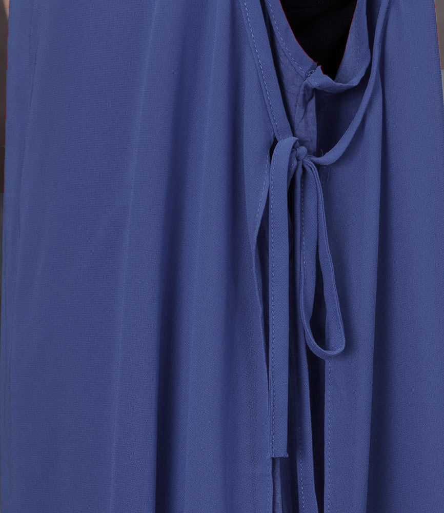 Übergröße Damen Sommer Unregelmäßiger Saum Solide Lockeres Westenkleid