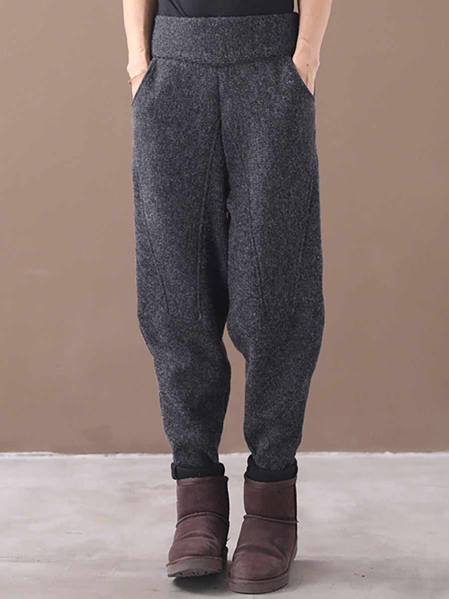 Übergröße - Frühlings-Freizeit-verdickte Thermohose