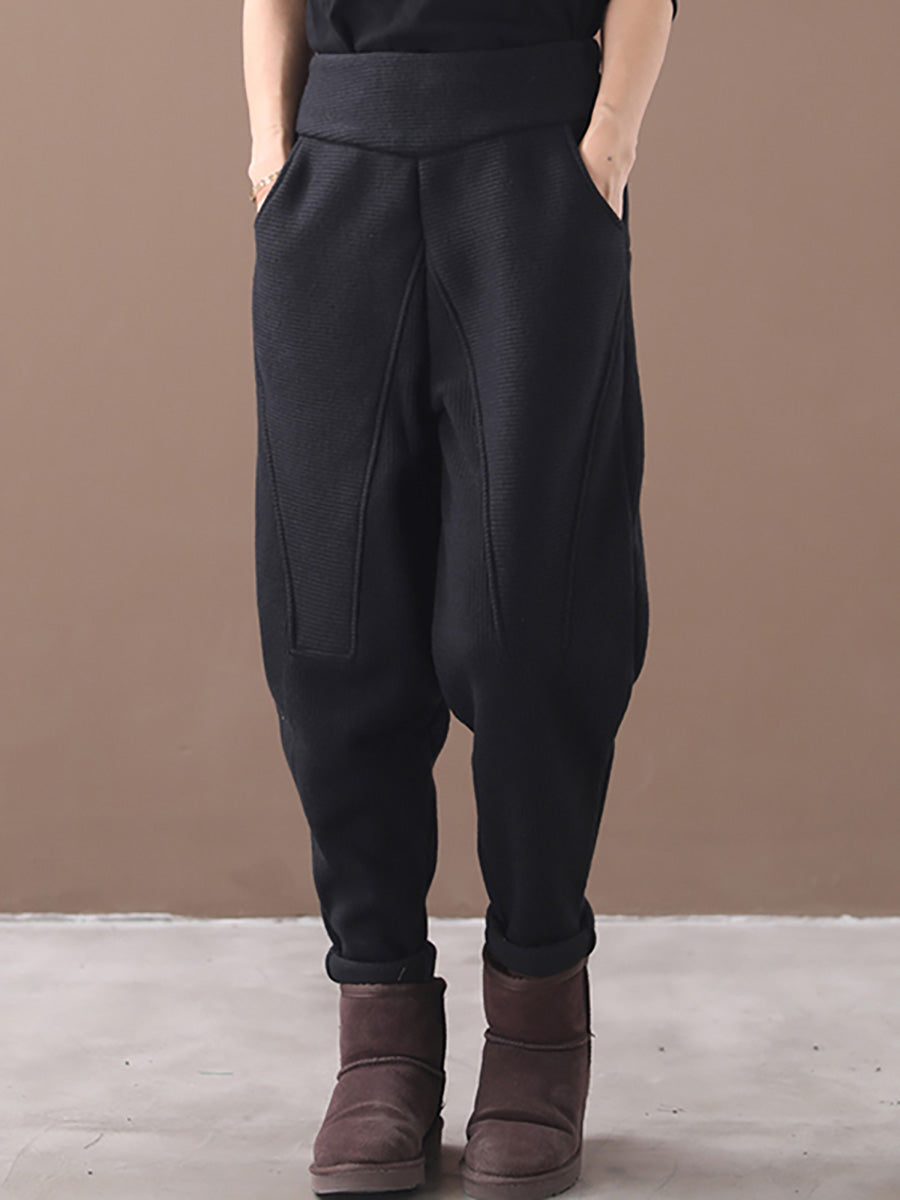 Übergröße - Frühlings-Freizeit-verdickte Thermohose