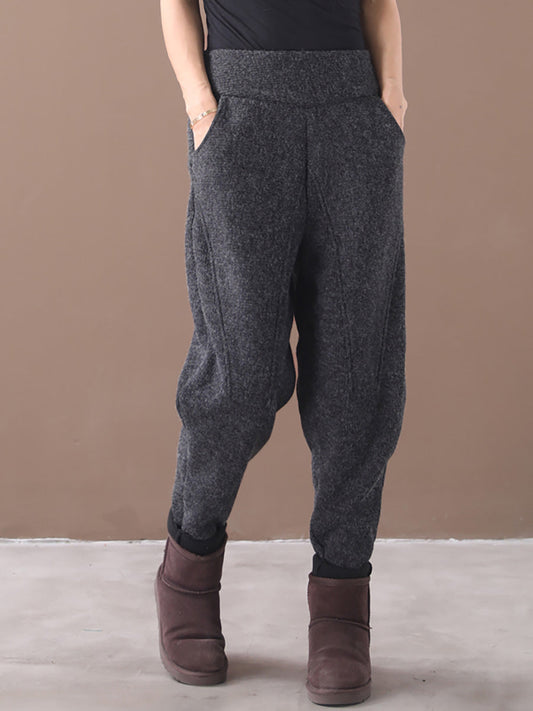 Übergröße - Frühlings-Freizeit-verdickte Thermohose