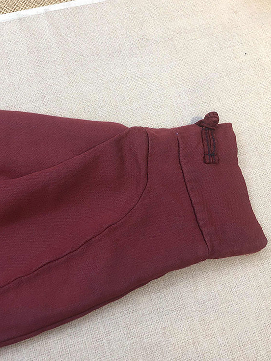 Übergröße Damen Vintage Blumen Kapuzenpullover Lang