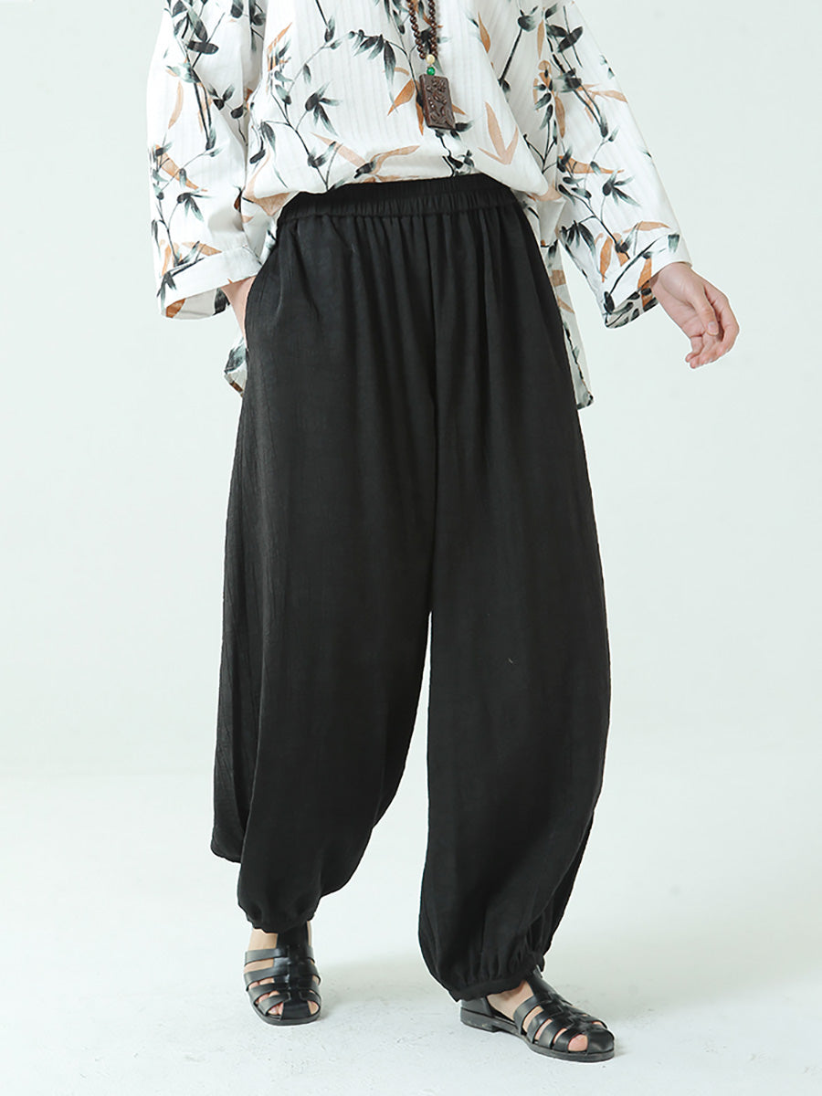 Lockere Laternenhose für den Frühling in Übergröße für Damen
