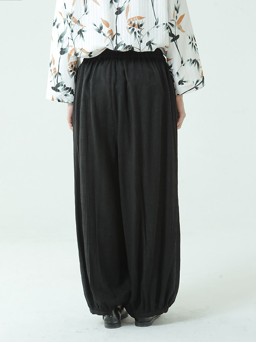 Lockere Laternenhose für den Frühling in Übergröße für Damen