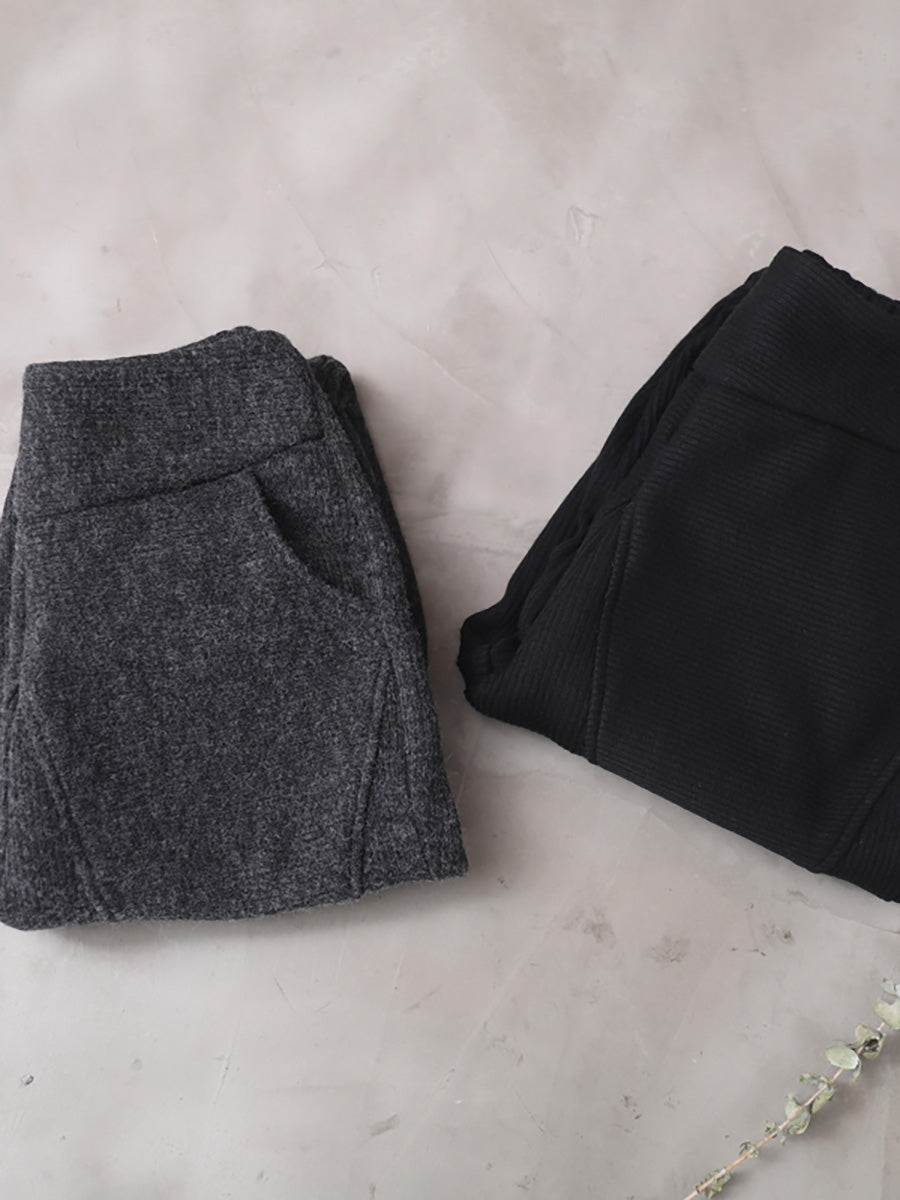 Übergröße - Frühlings-Freizeit-verdickte Thermohose