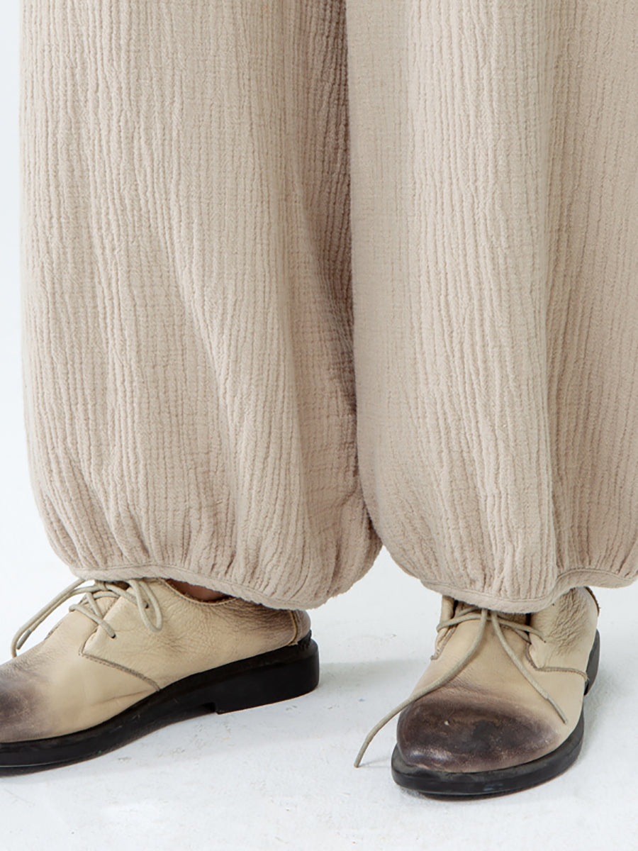 Große Größen: Hose aus Baumwollleinen mit Taschen