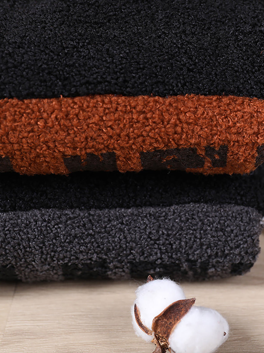 Winter-Sweatshirt mit Farbnähten und Reißverschluss für Damen in Übergröße